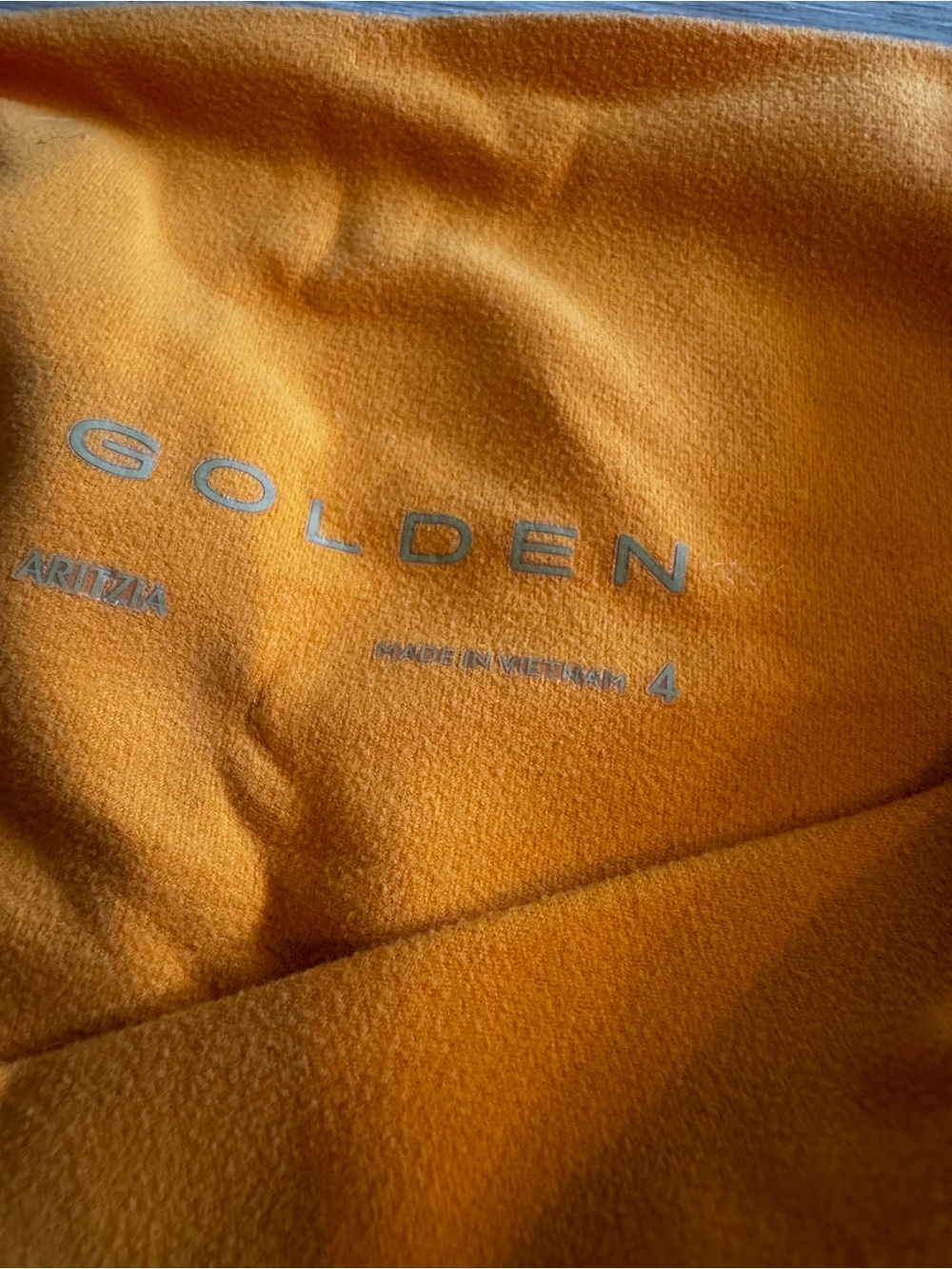 Aritzia Bright Orange High-Waist Athletic Shorts - Picture 3 of 6